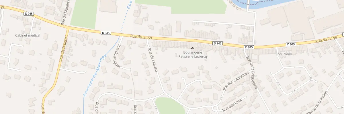 Plan du 2768 Rue de la Lys à Sailly-sur-la-Lys
