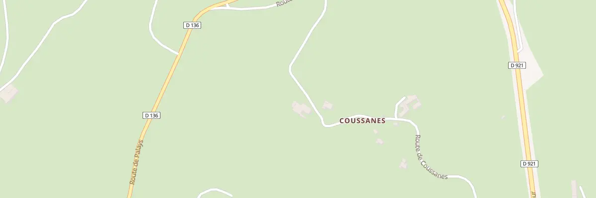 Plan du 5134 Coussanes au Cayrol