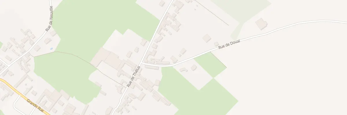 Plan du 5 Rue de Douai à Roclincourt