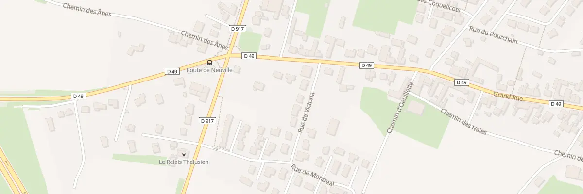 Plan du 61 Vc Grande Rue à Thélus