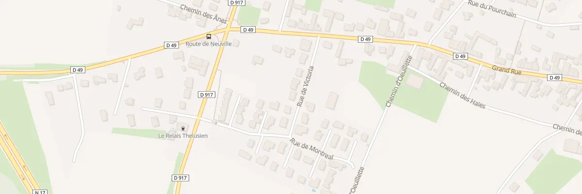 Plan du 100 Rue de Victoria à Thélus