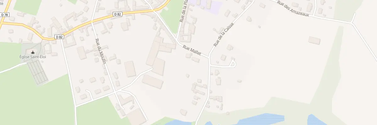 Plan du 2 Rue Mallet à Mareuil-la-Motte