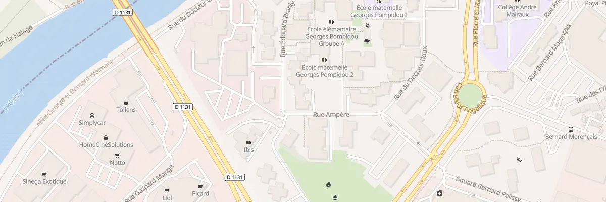 Plan du 15 Rue Édouard Branly à Compiègne