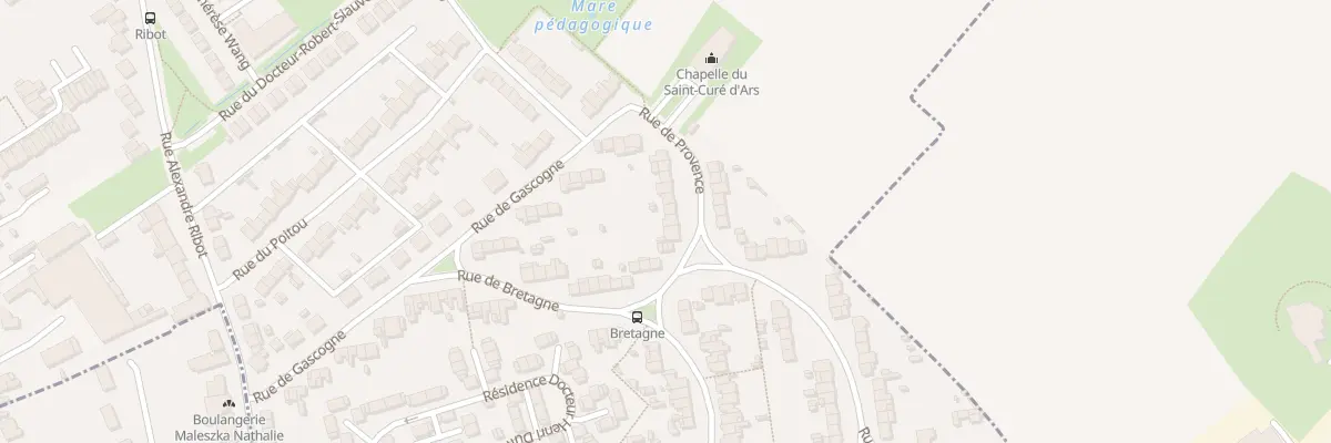 Plan du 14 Rue de Provence à Arras