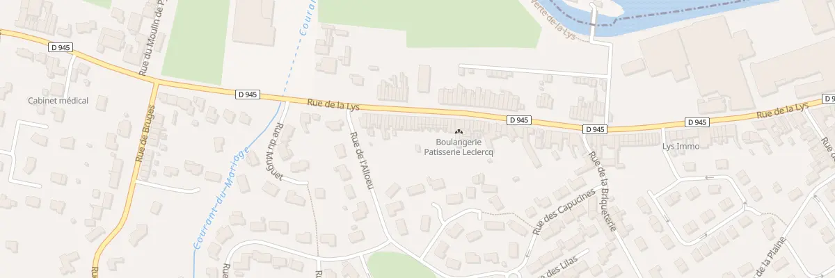 Plan du 2780 Rue de la Lys à Sailly-sur-la-Lys