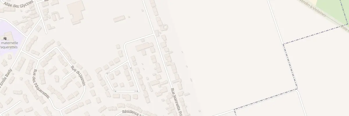 Plan du 26 Rue Jeannette Prin à Auchy-les-Mines