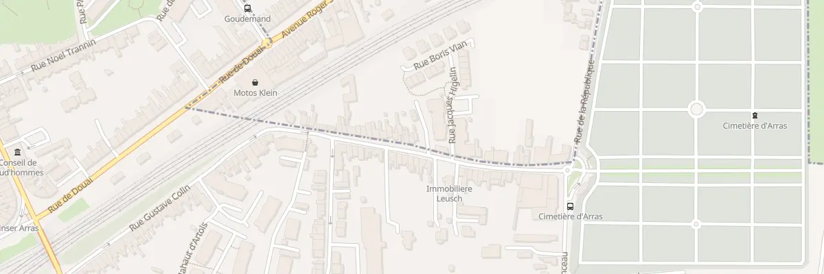 Plan du 33 Rue Gustave Colin à Saint-Laurent-Blangy