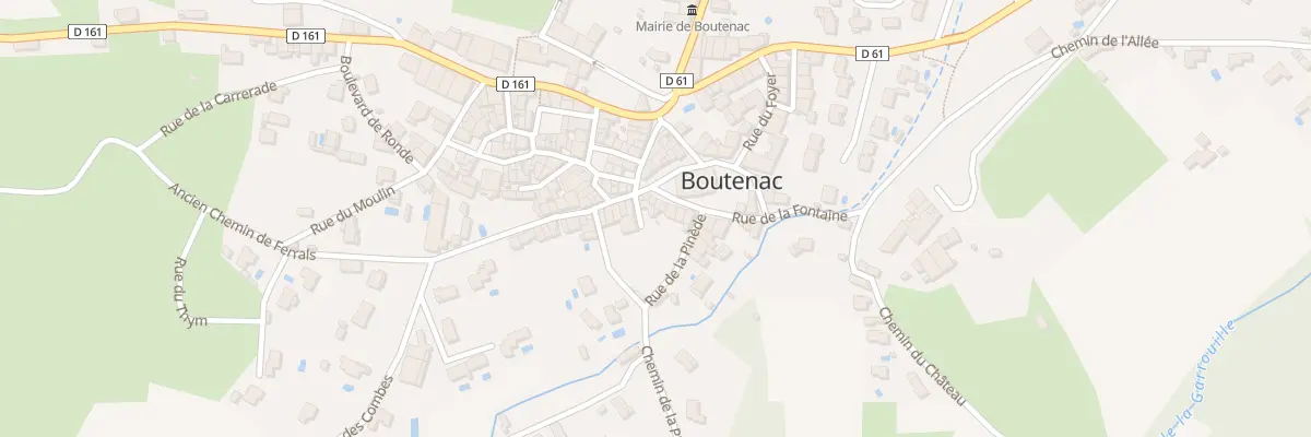Plan du 7 Rue de la République à Boutenac