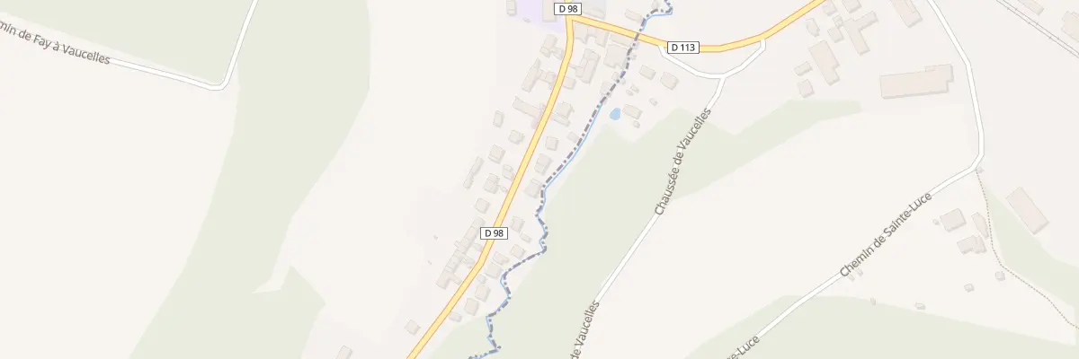 Plan du 29B Gr Grande Rue de Vaucelles à Néry
