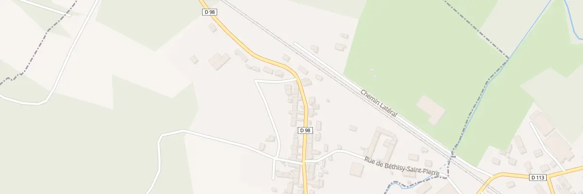 Plan du 8 Gr Grande Rue de Vaucelles à Néry