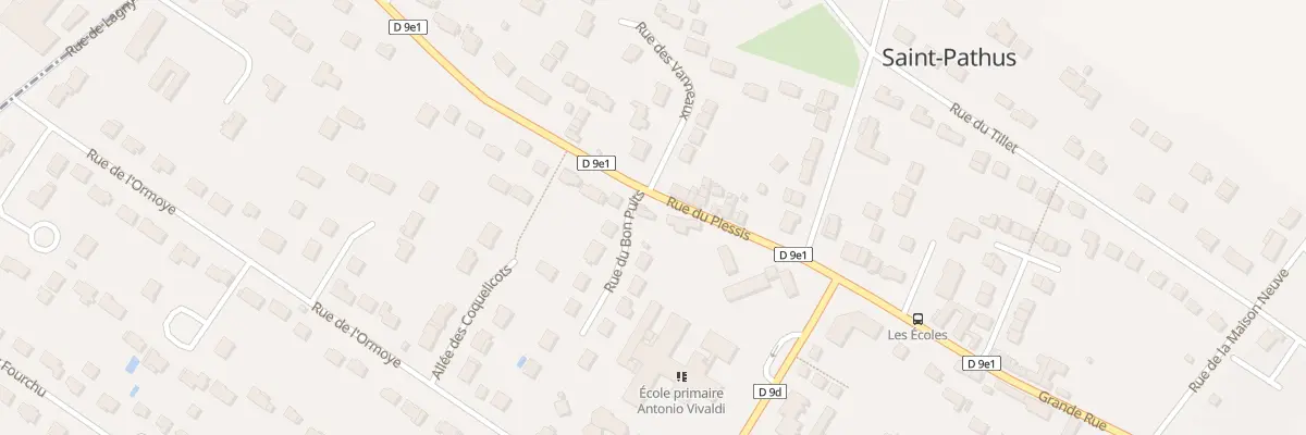 Plan du 9 Rue du Plessis à Saint-Pathus