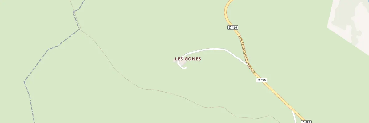 Plan du 5254 Les Gones à Saint-Saturnin
