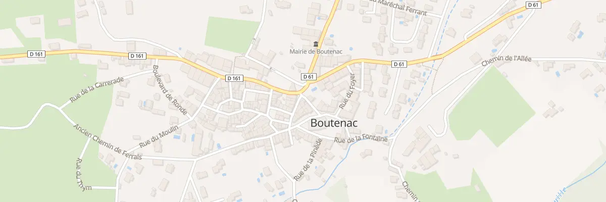 Plan du 1 Rue de la République à Boutenac
