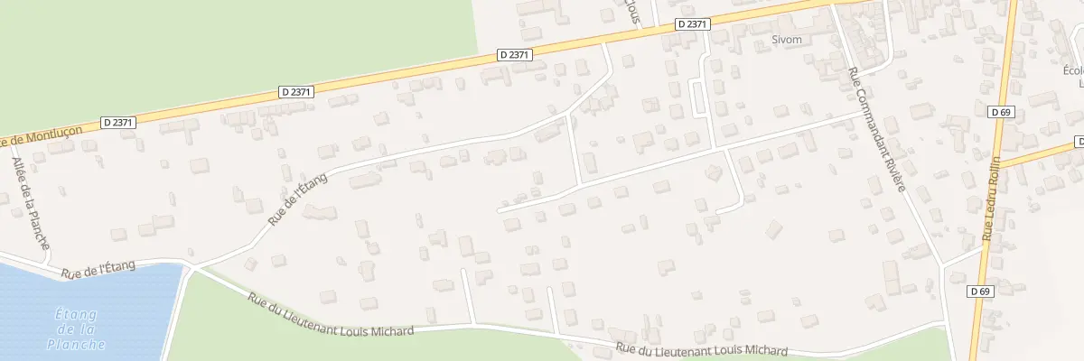 Plan du 29 Rue de la Savonnerie à Doyet