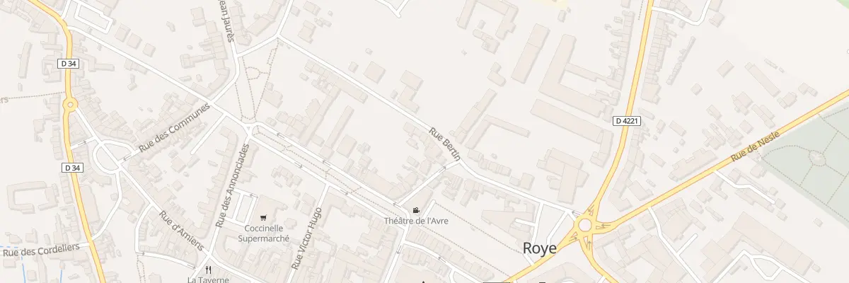 Plan du 16 Rue Bertin à Roye