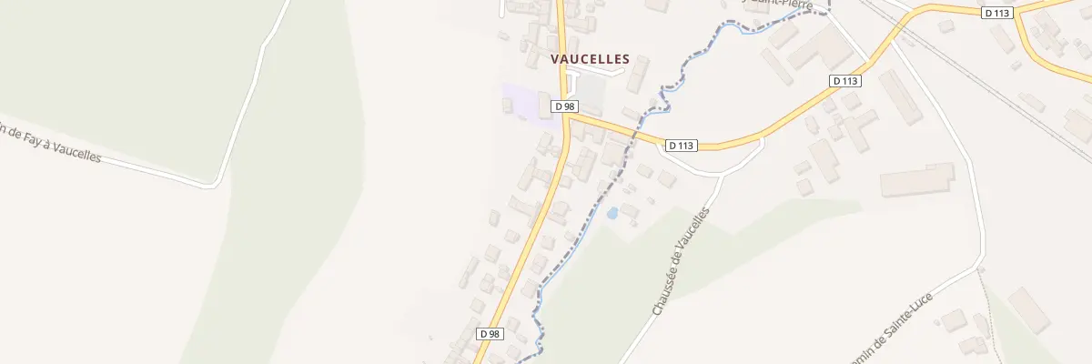 Plan du 48 Gr Grande Rue de Vaucelles à Néry
