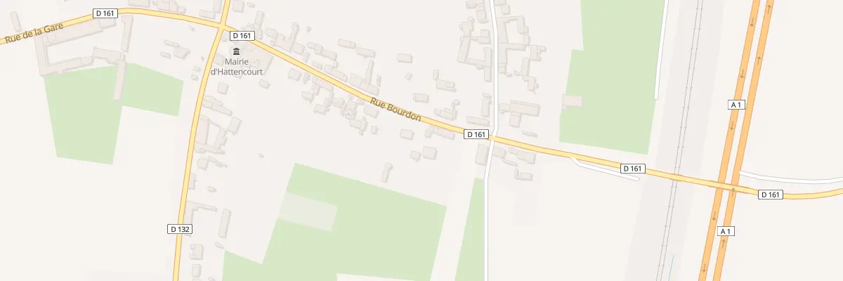 Plan du 16 Rue Bourdon à Hattencourt