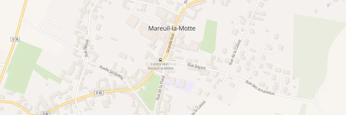 Plan du 2 Gr Grande Rue à Mareuil-la-Motte