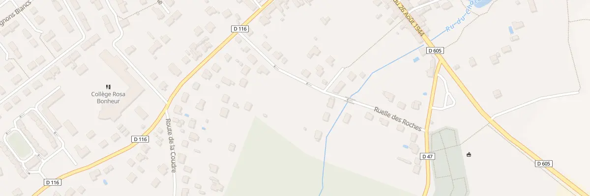 Plan du 11Q Rle des Roches au Châtelet-en-Brie