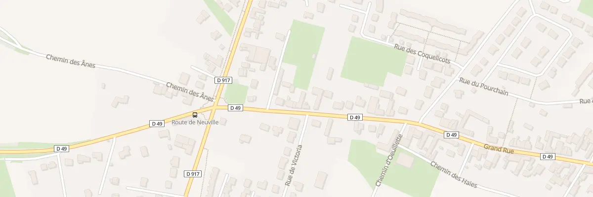 Plan du 54 Vc Grande Rue à Thélus