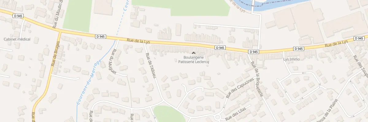 Plan du 2800 Rue de la Lys à Sailly-sur-la-Lys