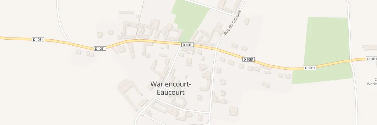 Plan du 11 Rue de l’Eglise à Warlencourt-Eaucourt