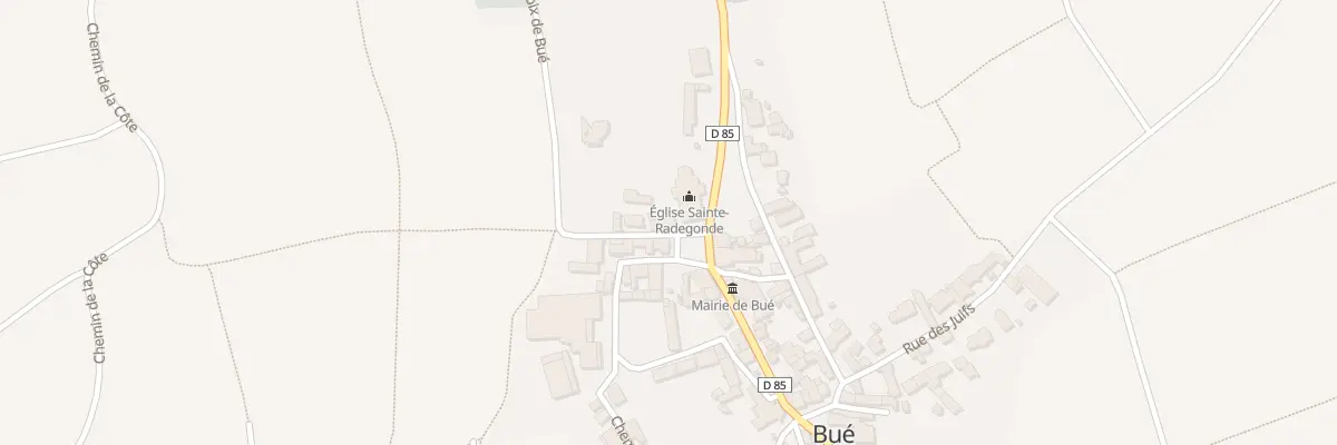 Plan du 9 Pl de l’Eglise à Bué