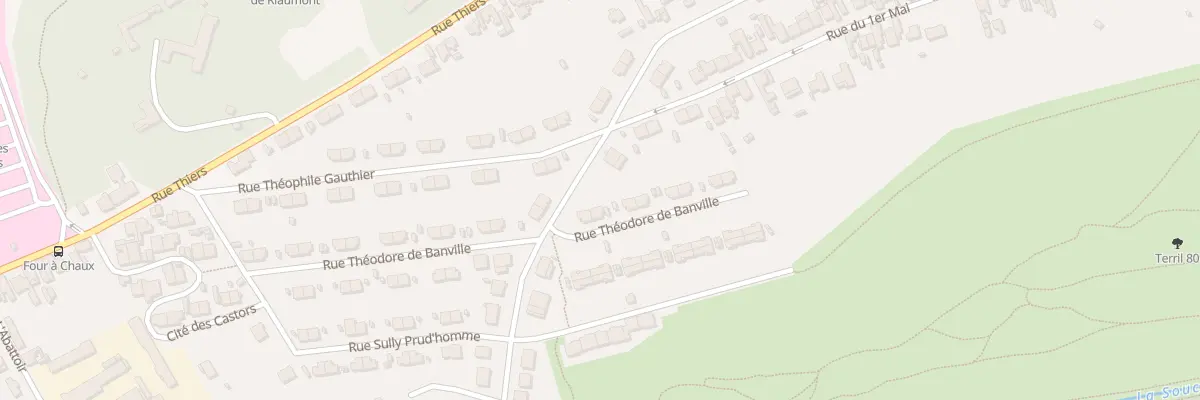 Plan du 27 Rue Theodore de Banville à Liévin
