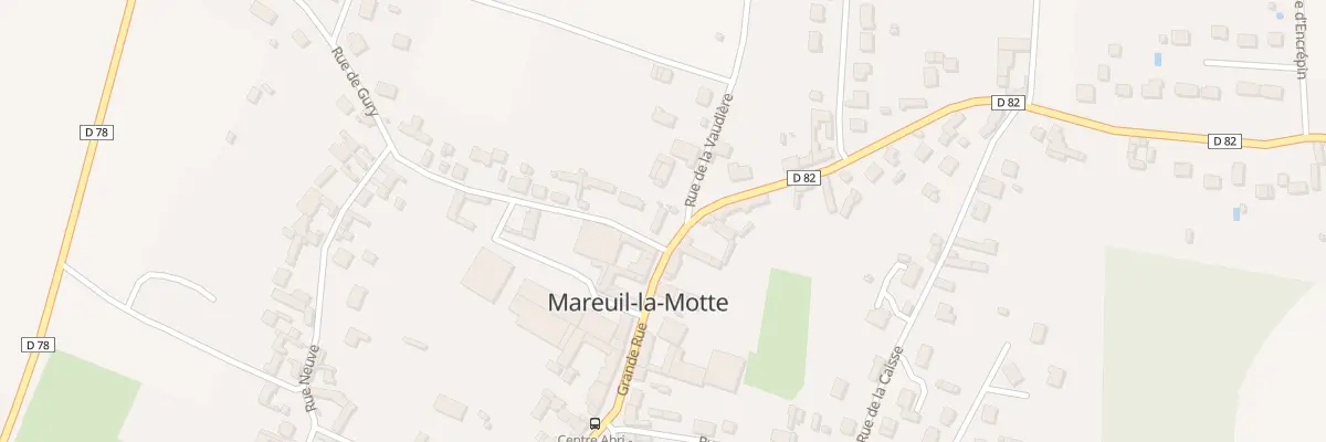 Plan du 2 Rue de Gury à Mareuil-la-Motte