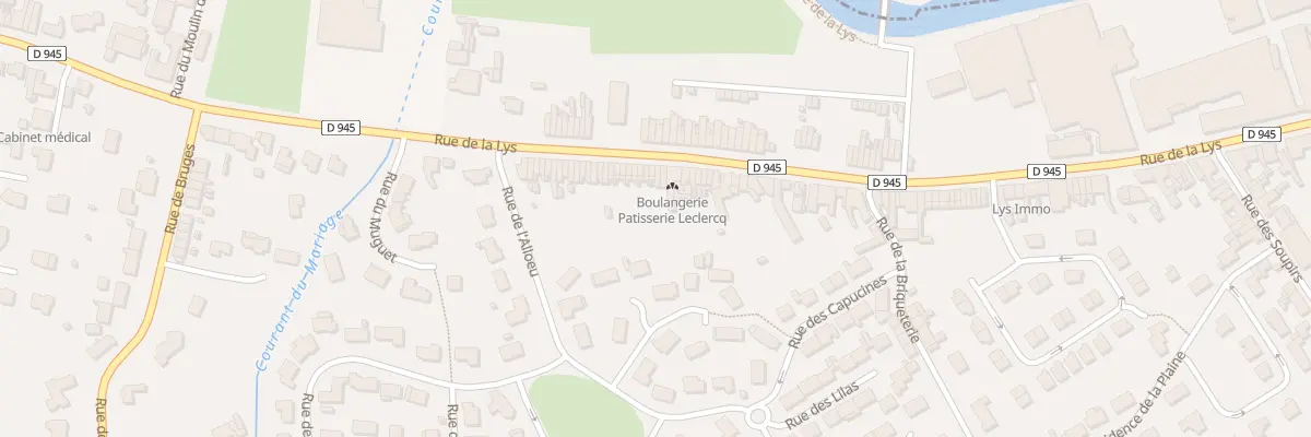 Plan du 2812 Rue de la Lys à Sailly-sur-la-Lys