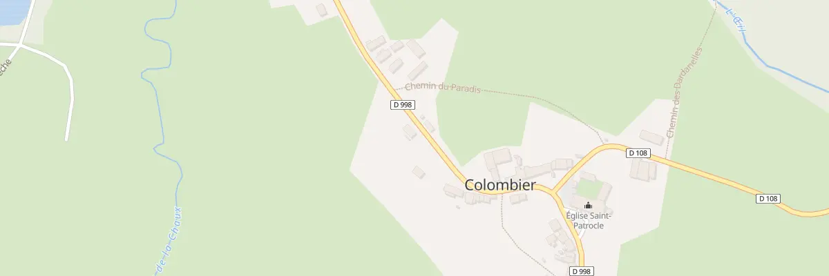 Plan du 23 Rte de Commentry à Colombier