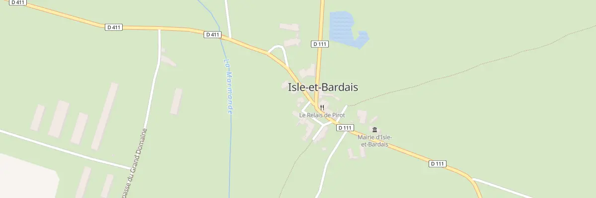 Plan du 2 Pl des Bucherons à Isle-et-Bardais