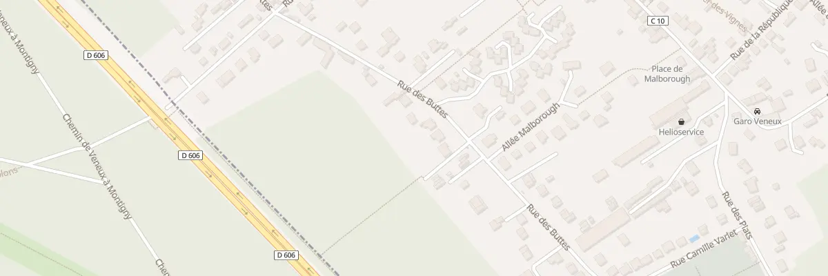 Plan du 16B Rue des Buttes Veneux à Moret-Loing-et-Orvanne