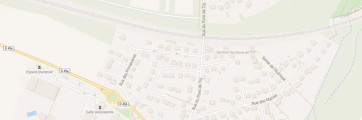 Plan du 6 Rue des Coteaux à Coupvray