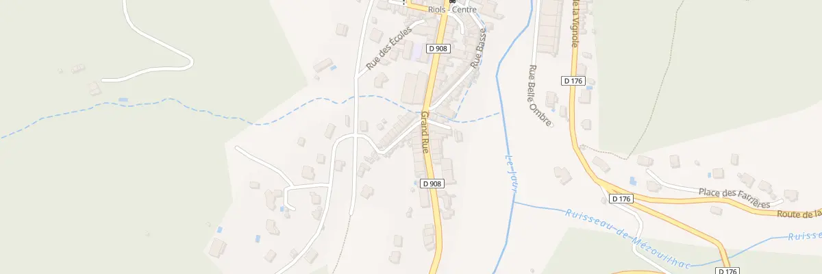 Plan du 3 Rue Mairofoul à Riols
