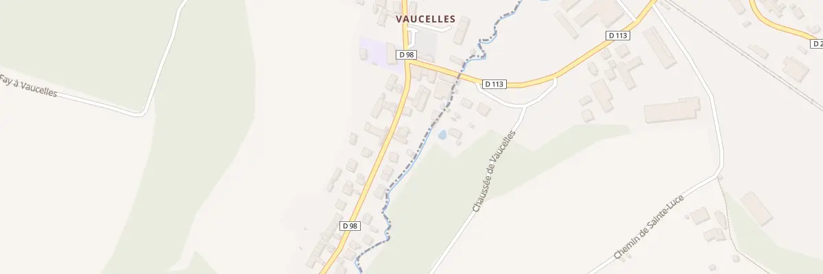 Plan du 27 Gr Grande Rue de Vaucelles à Néry