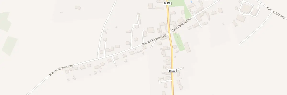 Plan du 3 Rue de Vignemont à Vandélicourt