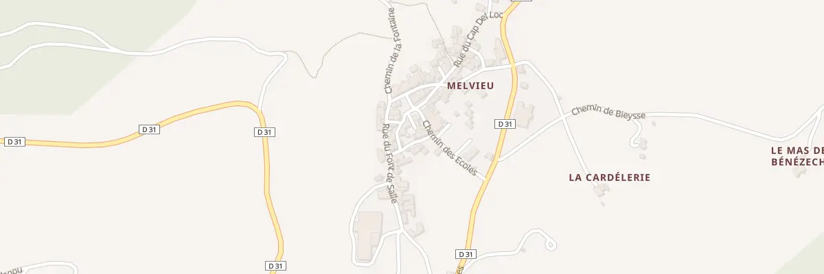 Plan du 5224 Melvieu à Saint-Victor-et-Melvieu