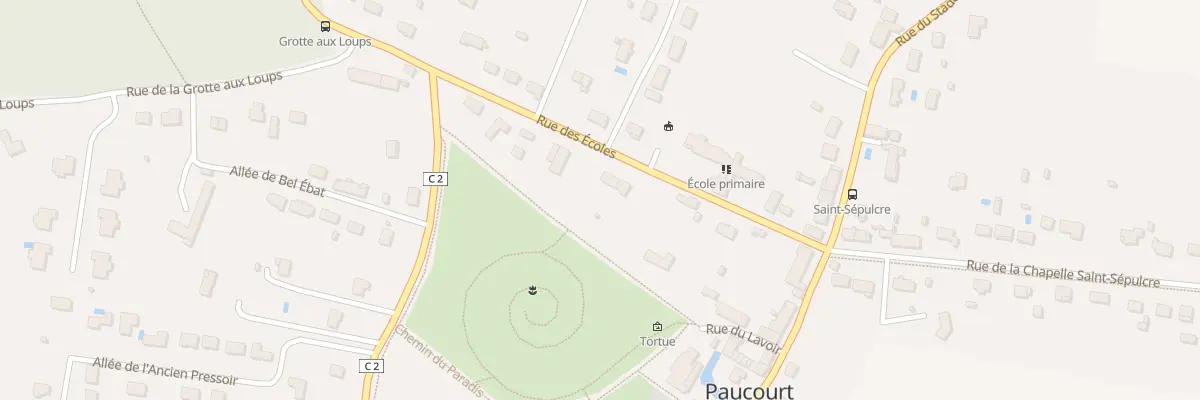 Plan du 179 Rue des Écoles à Paucourt