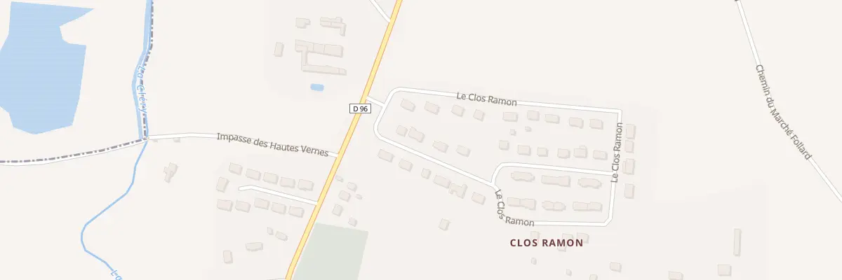 Plan du 20 Lot Le Clos Ramon à Ferrières-en-Gâtinais