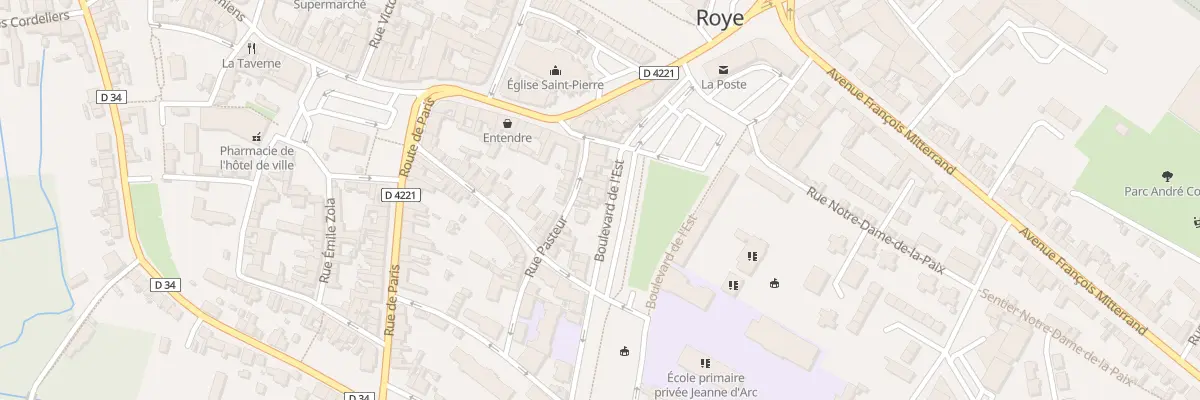 Plan du 14 Bd de l’Est à Roye