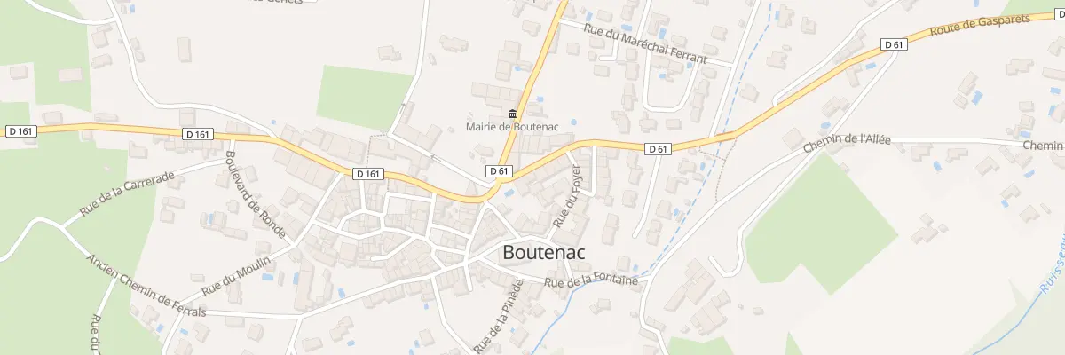 Plan du 9998 Rue du Foyer à Boutenac