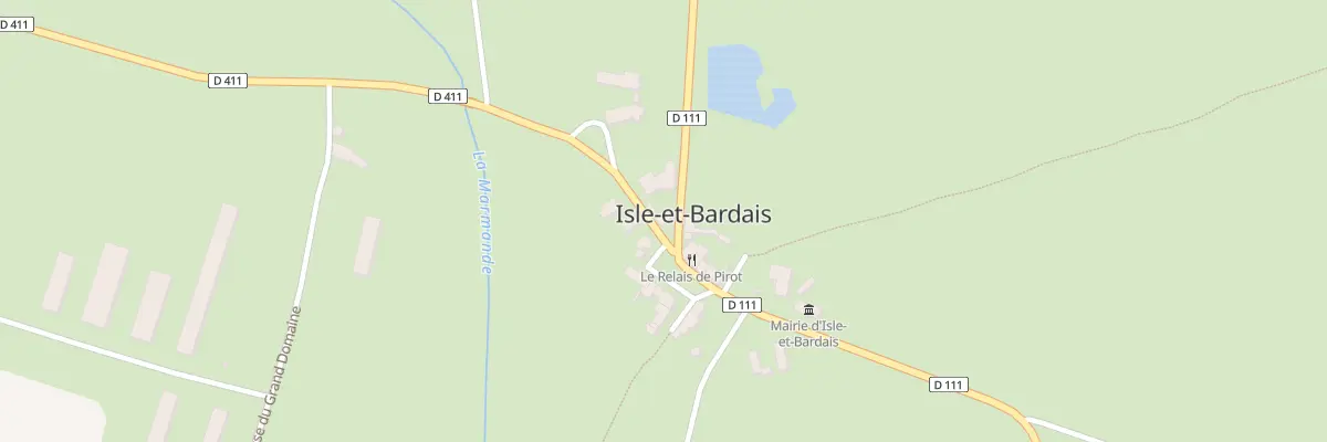 Plan du 5007 Le Bourg à Isle-et-Bardais