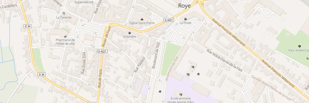 Plan du 12B Bd de l’Est à Roye