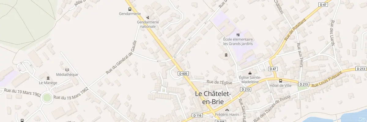 Plan du 11 Rue du 26 Août 1944 au Châtelet-en-Brie