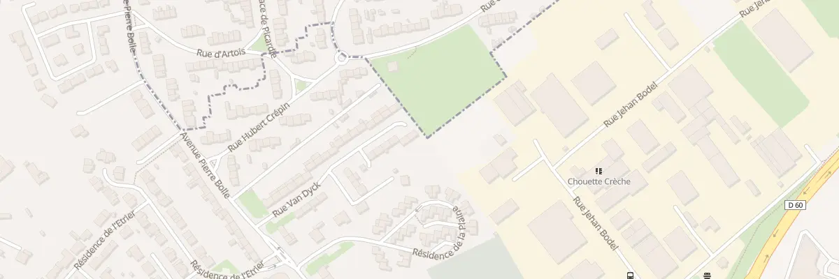 Plan du 28 Rue Van Dyck à Beaurains