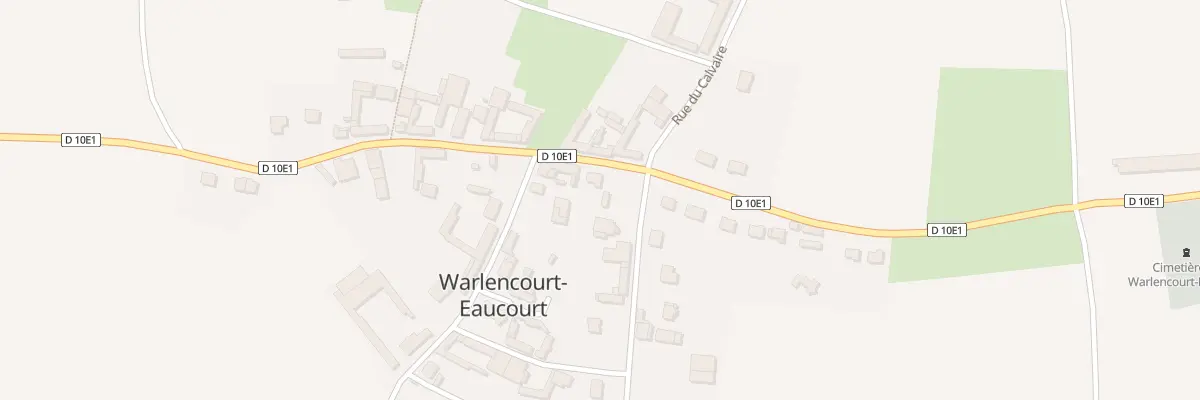 Plan du 10 Rue Neuve à Warlencourt-Eaucourt