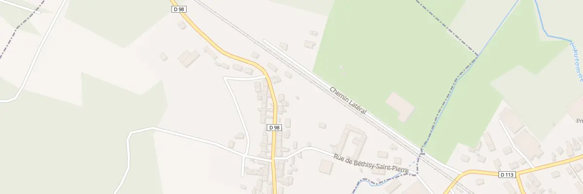 Plan du 9 Gr Grande Rue de Vaucelles à Néry