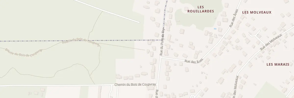 Plan du 37 Rue du Pont de Try à Coupvray