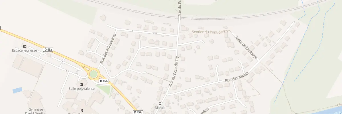 Plan du 1A Rue des Coteaux à Coupvray